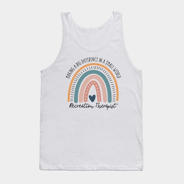 Recreation Therapist Tank Top by IndigoPine